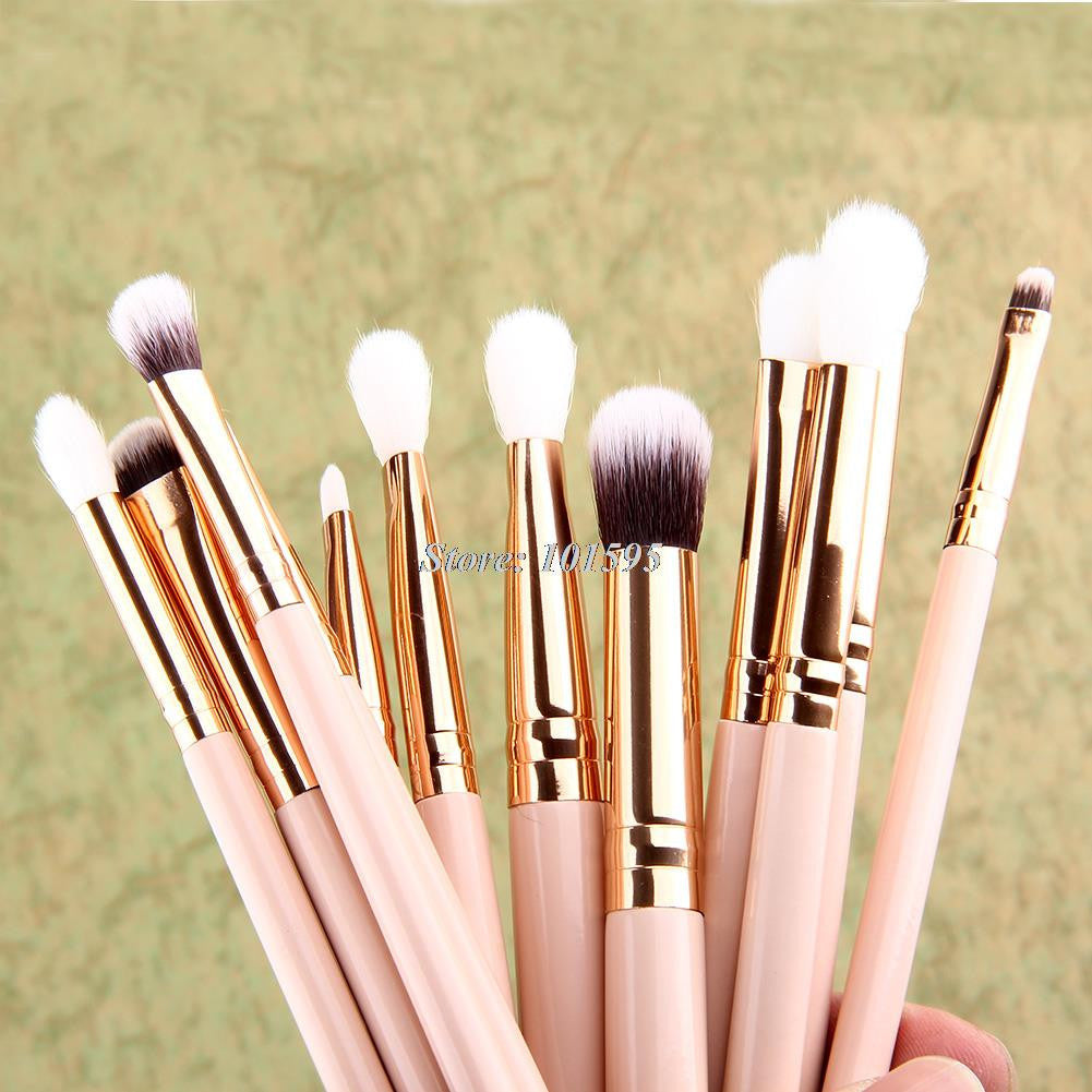 New Hot!! 12 Pcs Blending Pencil Foundation Eye shadow Makeup Brushes Eyeshadow Eyeliner Brush