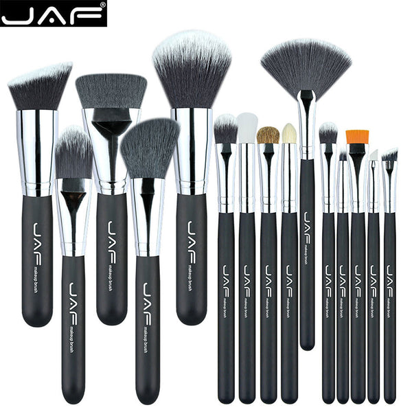 JAF Brand 15 pcs/set Makeup Brushes 15 pcs make up brush set high quality make-up brush kit free shipping J1502SSY-B