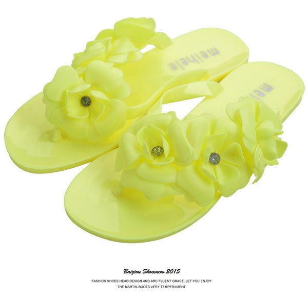 New Fashion Summer Women Sandals Flat Bling Bling Sandals Slippers For Women  Solid Slip on Casual Slides Plus Size