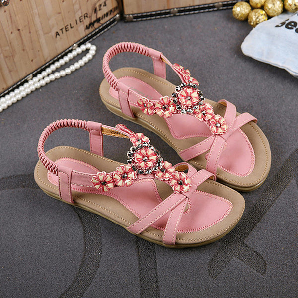 summer women sandals 2016 gladiator sandals women shoes Bohemia flat shoes sandalias mujer ladies shoes new flip flops  DT239