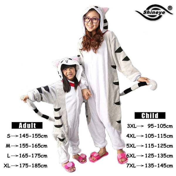 Unisex Flannel Pajamas Sets Unicorn Stitch Panda Cartoon Sleepwear Cosplay Animal Onesies For WomenMan Adult Child Pajama Winter