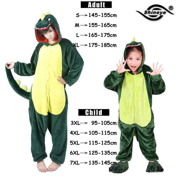 Unisex Flannel Pajamas Sets Unicorn Stitch Panda Cartoon Sleepwear Cosplay Animal Onesies For WomenMan Adult Child Pajama Winter