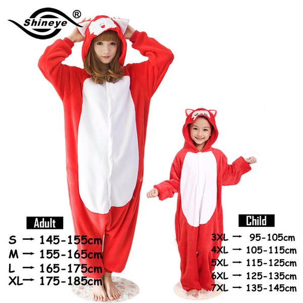 Unisex Flannel Pajamas Sets Unicorn Stitch Panda Cartoon Sleepwear Cosplay Animal Onesies For WomenMan Adult Child Pajama Winter