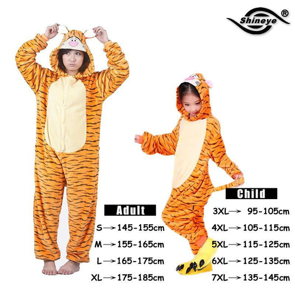 Unisex Flannel Pajamas Sets Unicorn Stitch Panda Cartoon Sleepwear Cosplay Animal Onesies For WomenMan Adult Child Pajama Winter