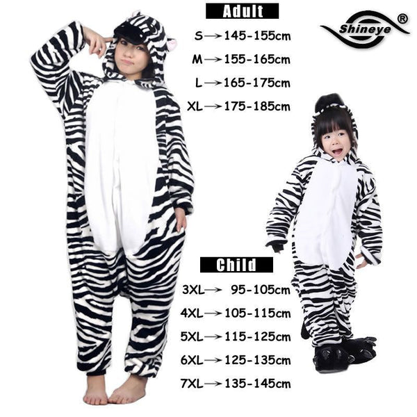 Unisex Flannel Pajamas Sets Unicorn Stitch Panda Cartoon Sleepwear Cosplay Animal Onesies For WomenMan Adult Child Pajama Winter