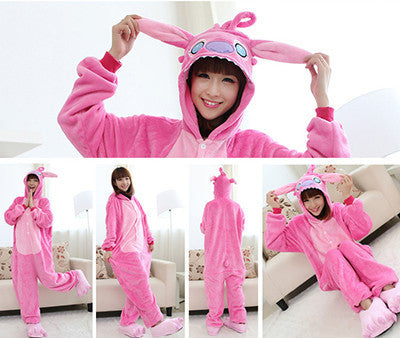 Unicorn Unisex Flannel Hooded Pajamas Adults Cosplay Cartoon Cute Animal Onesies Kigurumis Sleepwear Hoodies