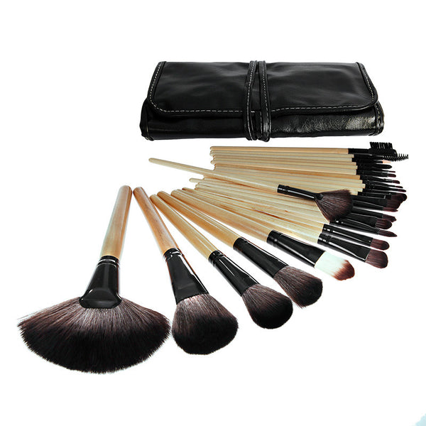 Update Professional 24 pcs Makeup Brush Set tools Make-up Toiletry Kit Wool Brand Make Up Brush Set Case