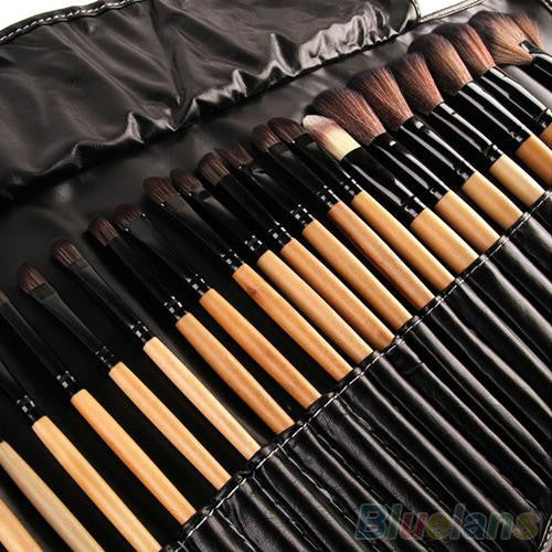 32Pcs Soft Makeup Brushes Professional Cosmetic Make Up Brush Tool Kit Set  2UJD