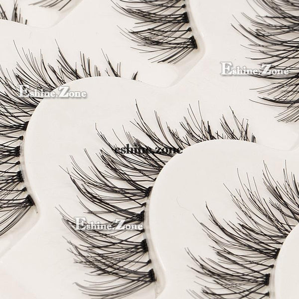 Beauty 5 Pairs Makeup Handmade Natural Fashion Long False Eyelashes Eye Lashes