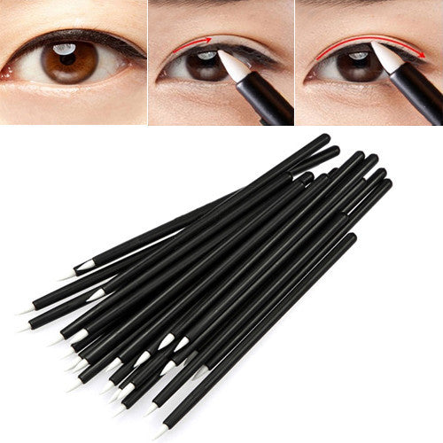 Designed 50Pcs Cosmetic Disposable Eyeliner Liquid Wand Applicator Cosmetic Makeup Tool Brushes Pens 5H1P