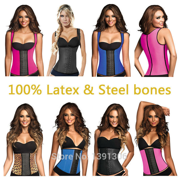 Free Shipping Latex Vest Waist Trainer Blet Waist Training Vest Hot Body Shaper Waist Cincher And Waist Training Corsets FY111